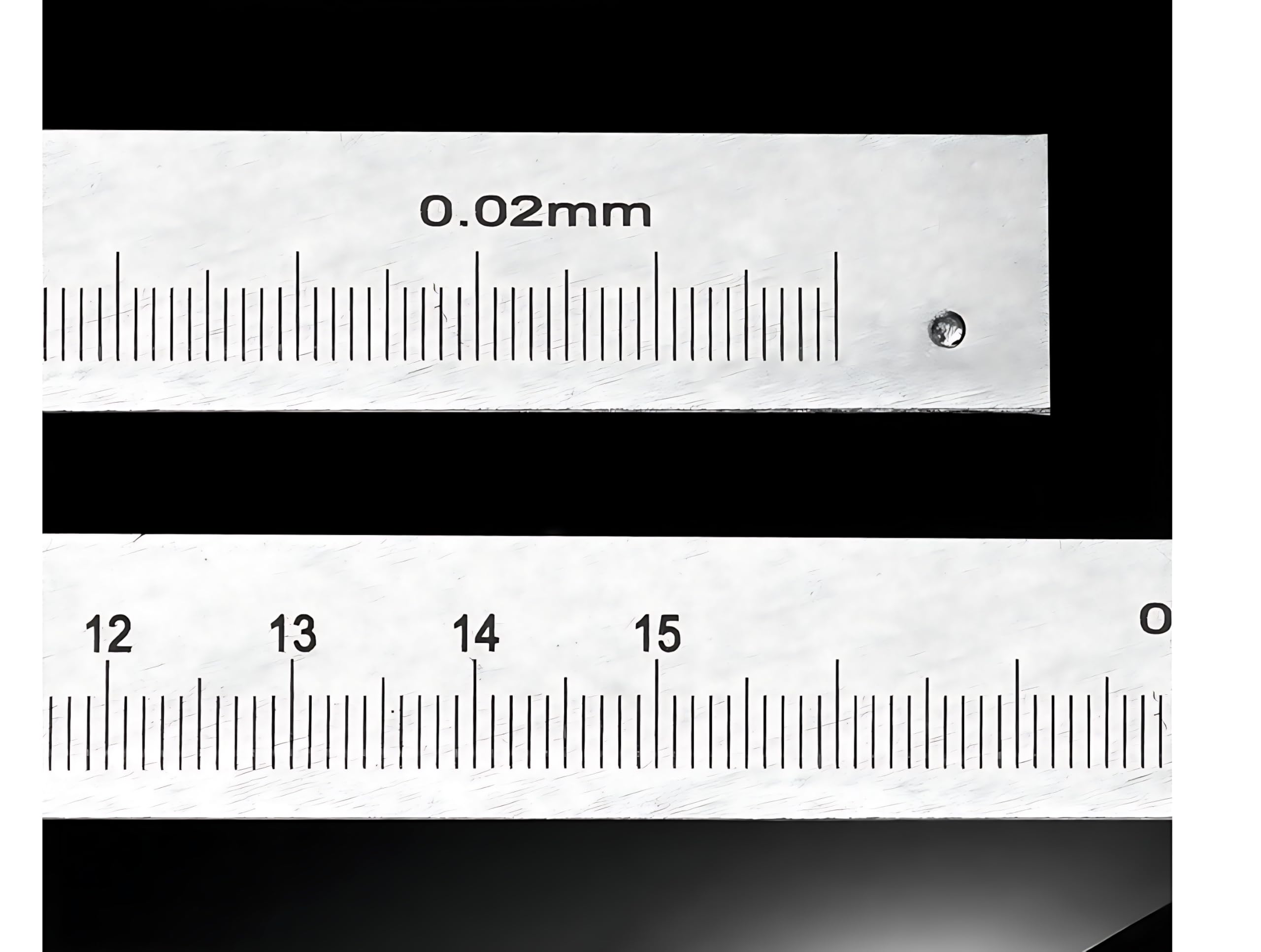 AMSAMOTION Pied à coulisse 150 mm, pied à coulisse analogique de 0,02 mm, avec vis de blocage, pour la maison et l'industrie, mesure en mm, double échelle