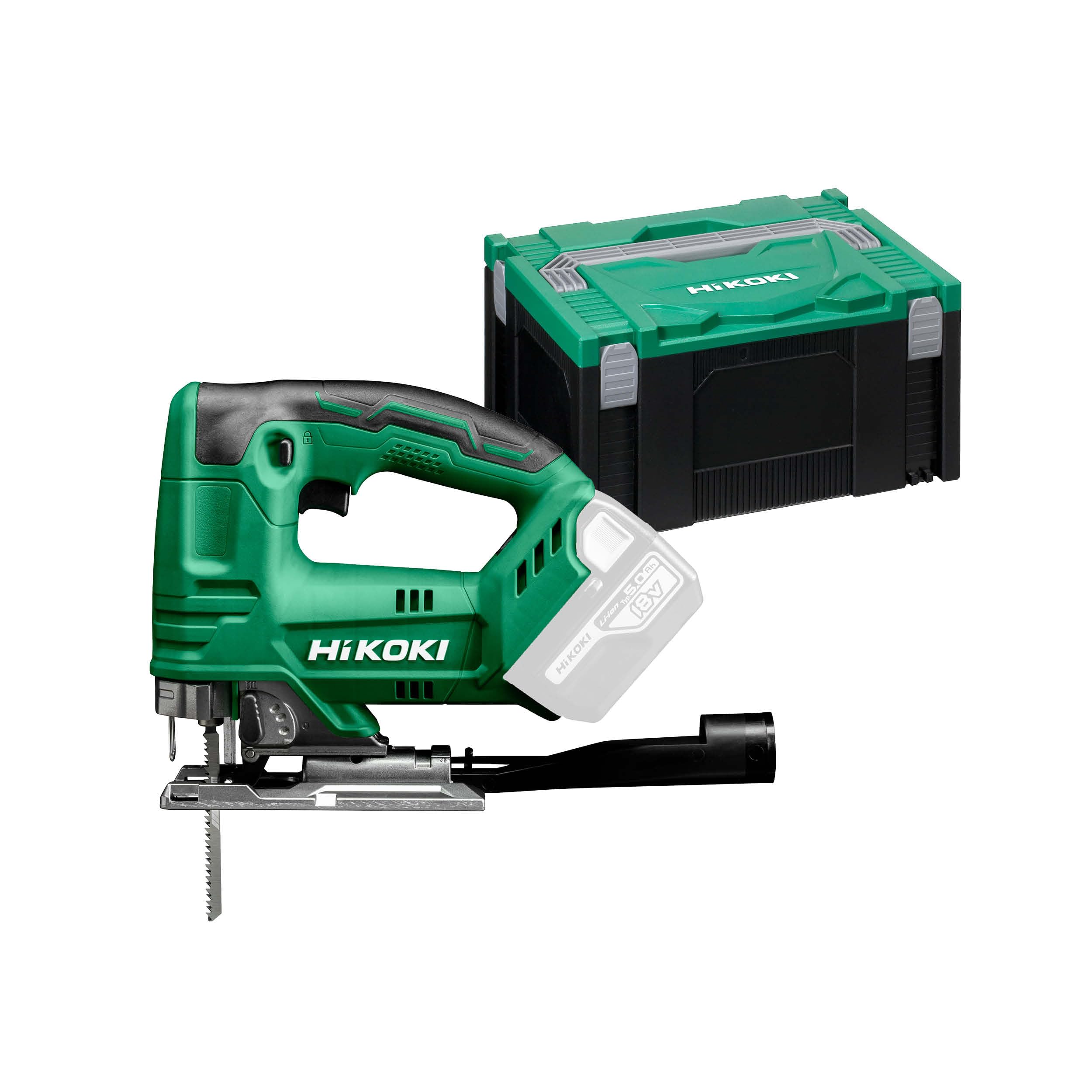 HIKOKI CJ18DAW2Z - Sierra de calar SIN BATERIAS NI CARGADOR 18V Li-Ion 0-2500 rpm 1,93 Kg con maletin