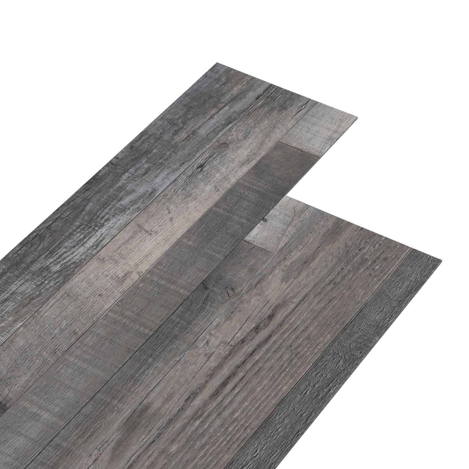 Set di 32 pannelli autoadesivi per pavimenti in PVC, in vinile, per soggiorno, camera da letto, corridoio, superficie totale 4,46 m², 91,4 x 15,2 cm