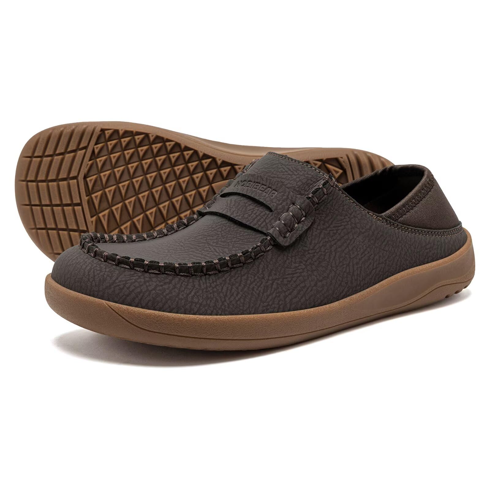 HOBIBEAR Zapatos Planos Mary Jane de Piel para EU Puntera Ancha y Zapatos Tipo «a pie Descalzo» | Zapatos cómodos de Horma Ancha