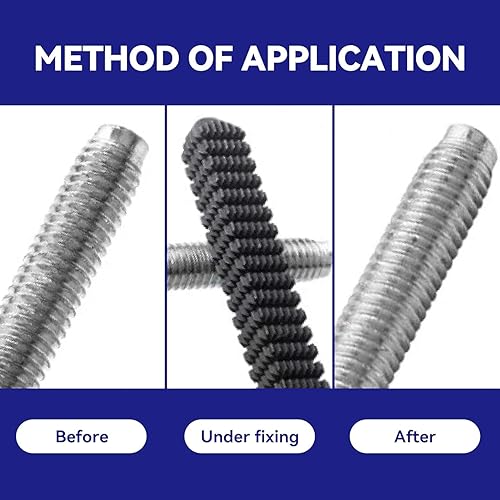 Miniatura 5 de HFS (R) Archivo de reparación de rosca de restauración de rosca, herramienta de reparación de roscas de acero de alto carbono, restauración