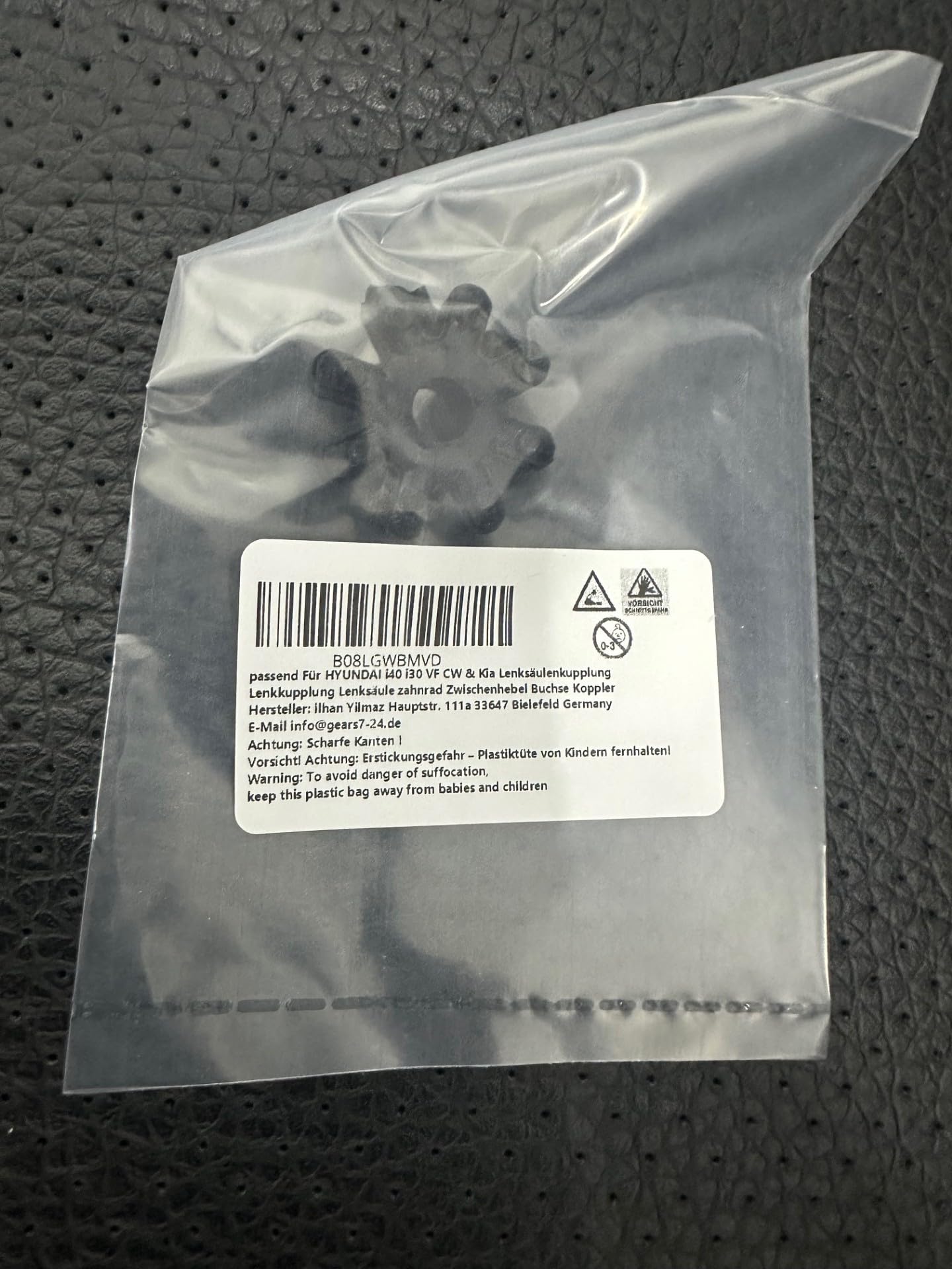 Adatto per HYUNDAI i40 i30 VF CW & Kia, accoppiamento a colonna dello sterzo, giunto sterzo, piantone sterzo, ruota dentata, leva intermedia, boccola, accoppiatore