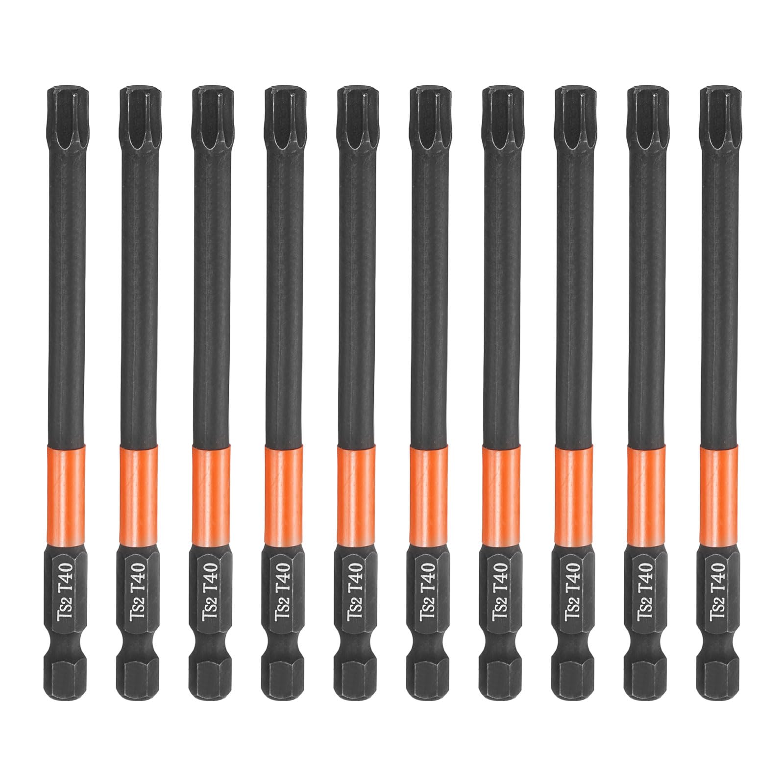 Puntas Torx T40 de 100mm magnéticas con tratamiento de fosfato S2 antirrotura