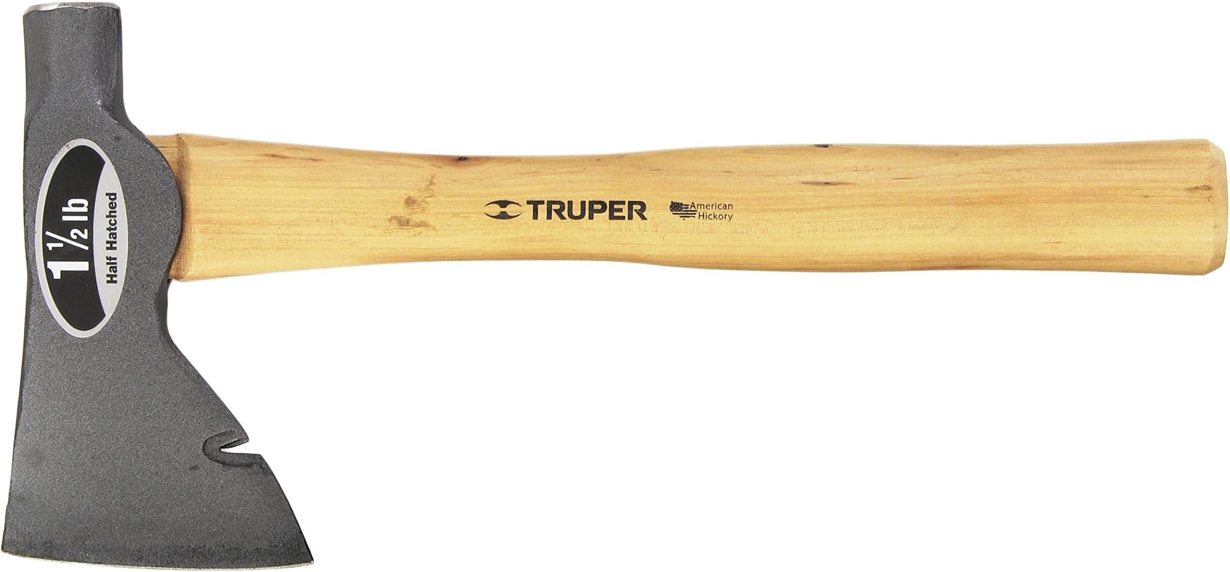 30516 1-1/2-Pound Half Hatched Axe, Hickory Handle, 1