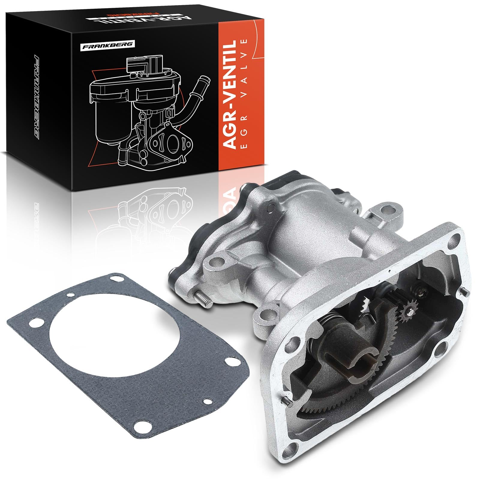 Frankberg Válvula EGR Compatible con Tourneo Connect 1.8 TDCi C-Max DM2 1.8 TDCi Galaxy WA6 1.8 TDCi Focus II Turnier DA DS FFS 1.8 TDCi Mondeo IV BA7 1.8 TDCi Replace# 4M5Q9424CD