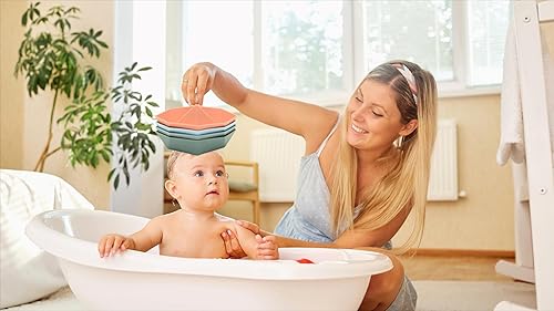 Miniatura 7 de 4 botes de origami, juguetes de baño para niños pequeños, juguetes de bañera para niños de 1, 2, 3, 4 años, regalos para niños y niñas, juguetes de