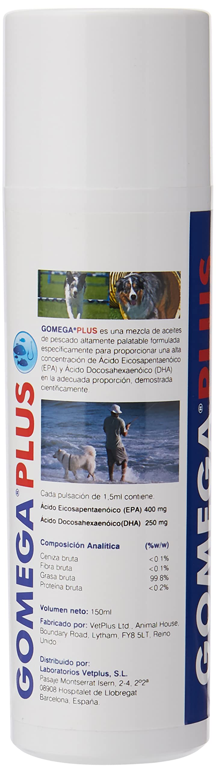 VETPLUS LABORATORIOS S.L 907-7614 Gomega 150 ml Vetplus