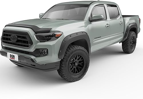 EGR BLF1017 Baseline Series - Guardabarros estilo atornillado compatibles con Toyota Tacoma Extended & Crew Cab (2016-2023)