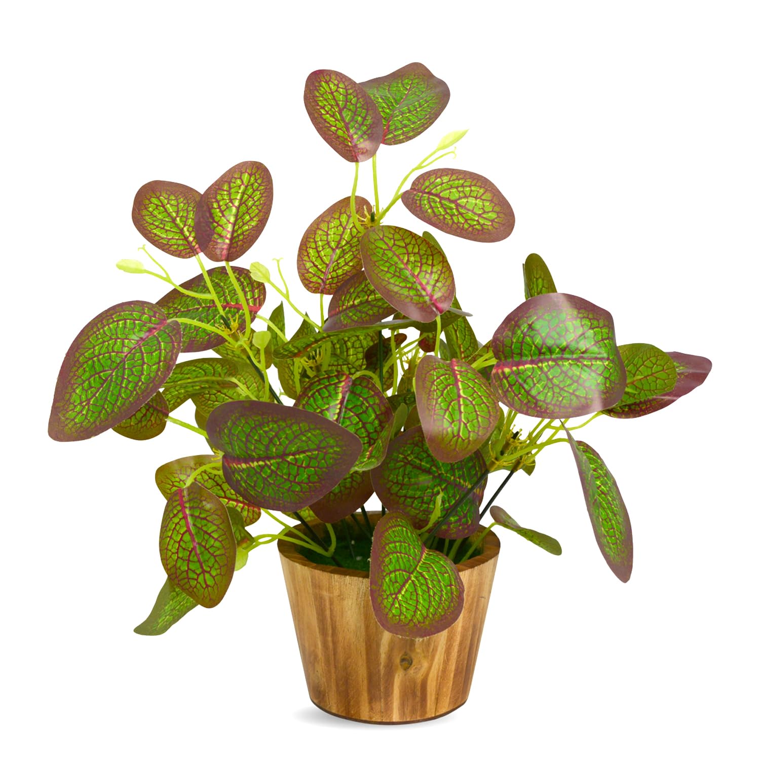 fancymart Artificial Plant Leaves in Wooden Pot Perfect Potted Decoration for Home Living Room & Office Spaces Décor (B0DGD78NLK) Amazon Price History, Amazon Price Tracker