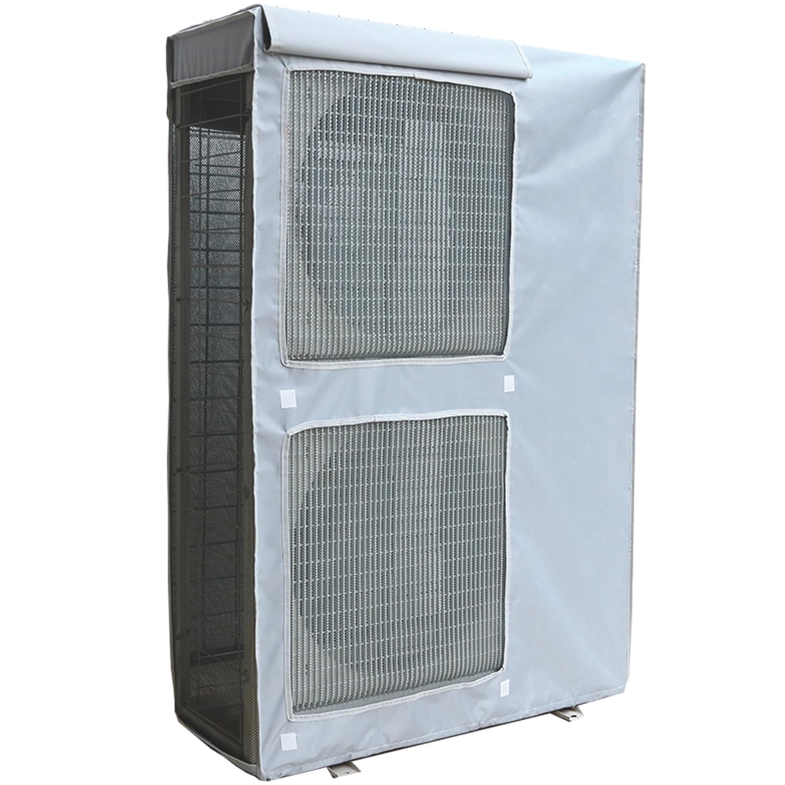 QYMYOZ Outdoor Air Conditioner Cover, Fabric, Fits Mini Split AC Units (39x17x57in) - Weatherproof Protection for Outdoor Condenser Units, Durable & UV Resistant