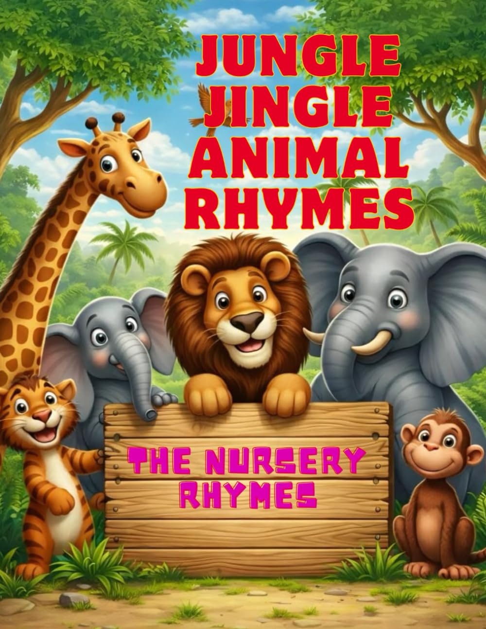 Jungle Jingle Animal Rhymes: Fun & Musical Animal Nursery Rhymes for Babies & Preschool Kids (6 Months–5 Years)