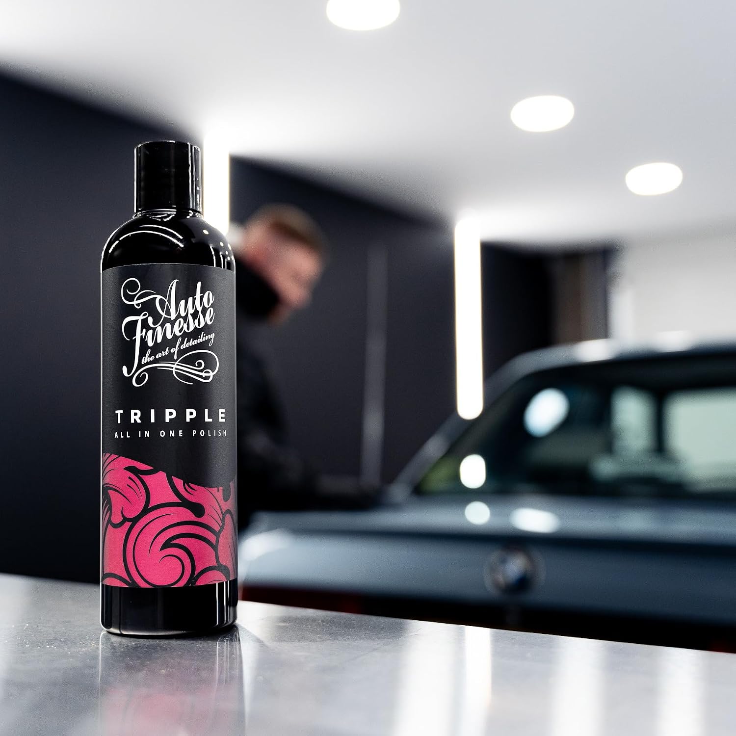 Auto Finesse Tripple All-in-One Polish | Car Polish & Wax | 500ml | Paint Correction, Gloss Enhancement, Protection | Truly British