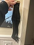 Review Image by Bought 18inch #1 black. LOVE! Very good quality. Washed over 2 months and still just as soft. Has a natural wave. Bought 18inch #1 black. LOVE! Very good quality. Washed over 2 months and still just as soft. Has a natural wave.