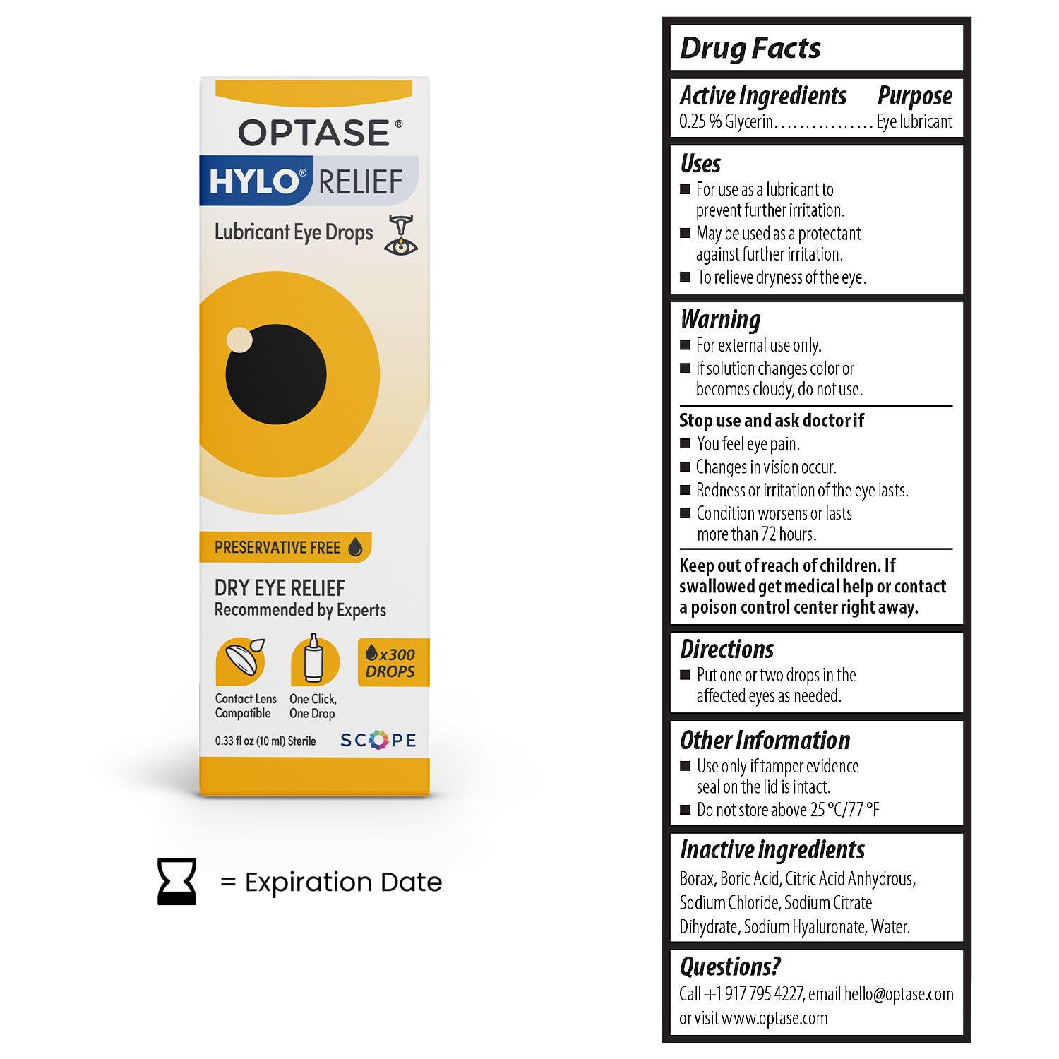 Optase® HYLO® Relief Dry Eye Drops, 0.33 fl oz — Amazon image 2