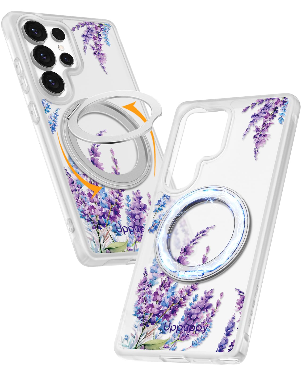 Coque Samsung S25 Ultra MagSafe fleurie pour un usage quotidien mains libres - 7