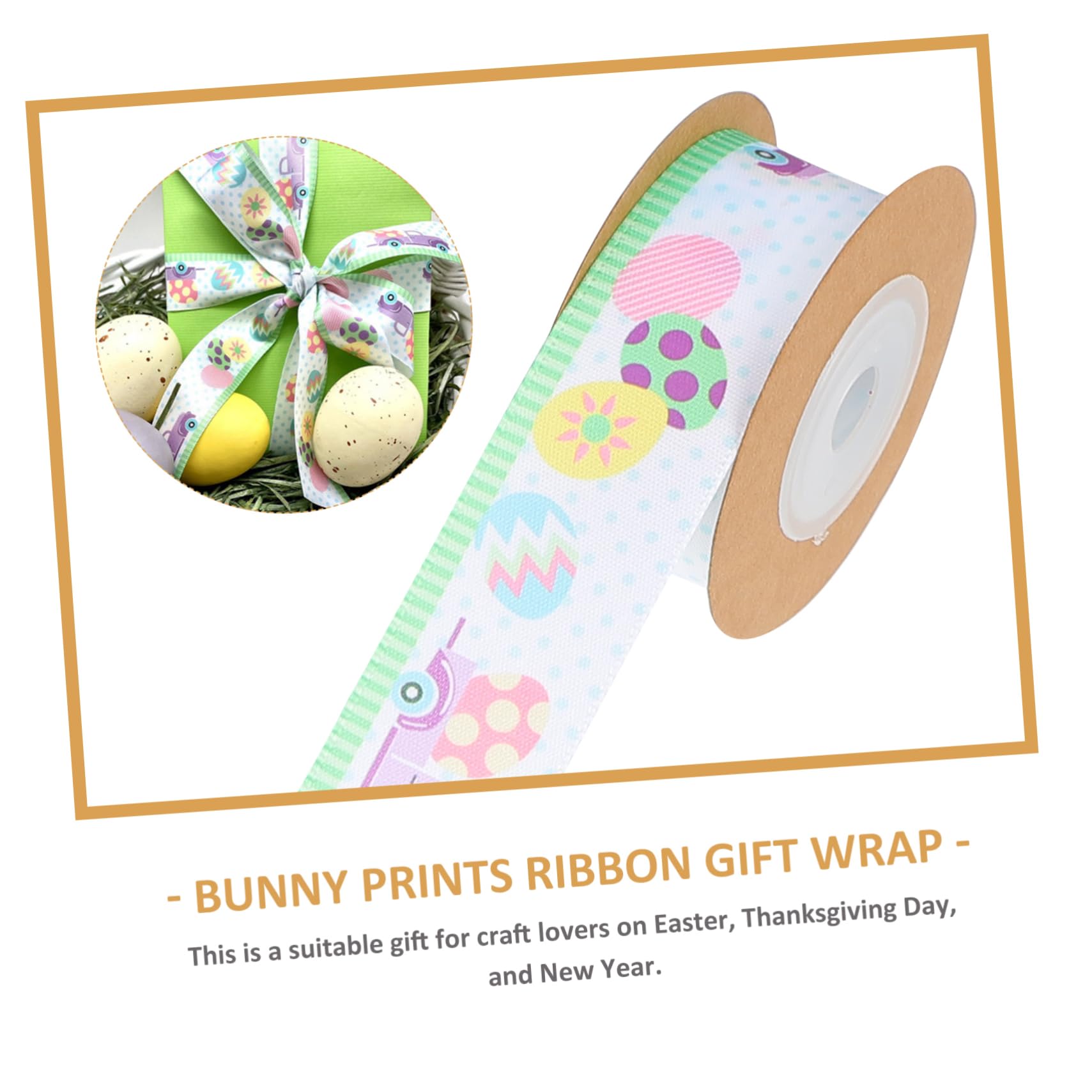 SHINEOFI 16rollen -ribbons Mit Hasen-design Dekorative Geschenkbänder Für Bastelprojekte Und Verpackungen Für Ostern Und Festliche Anlässe