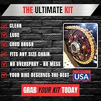 Vista 9 de Moto Chain-Mate - ¡El mejor kit de limpieza y lubricación de cadenas de motocicleta!