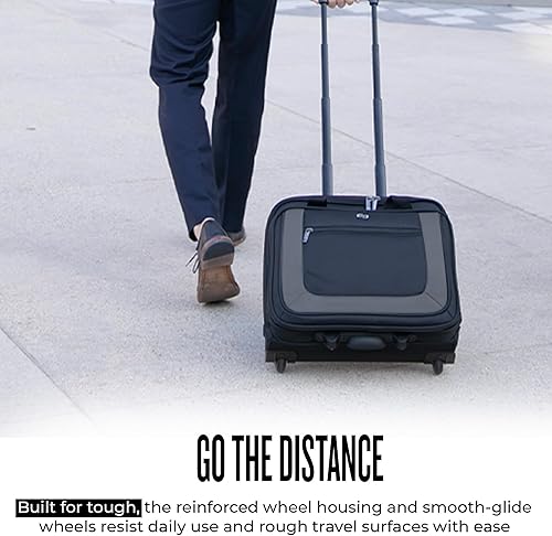 Miniatura 5 de Solo New York Bolsa rodante para laptop Negro  Gris Bolsa rodante para portátil