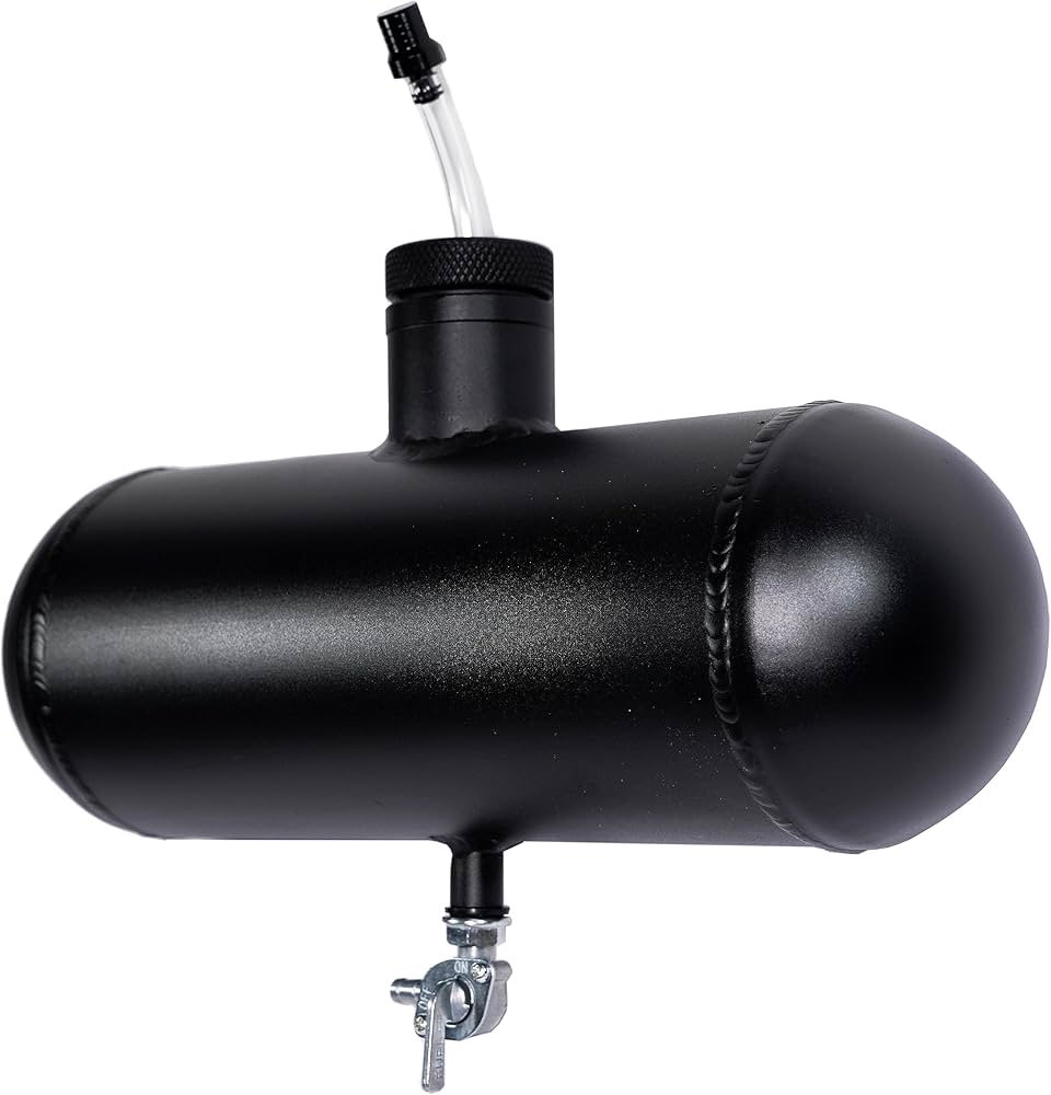 JMCHstore Aluminum Mini bike Gas Fuel Tank Cylinder 4x12'' for