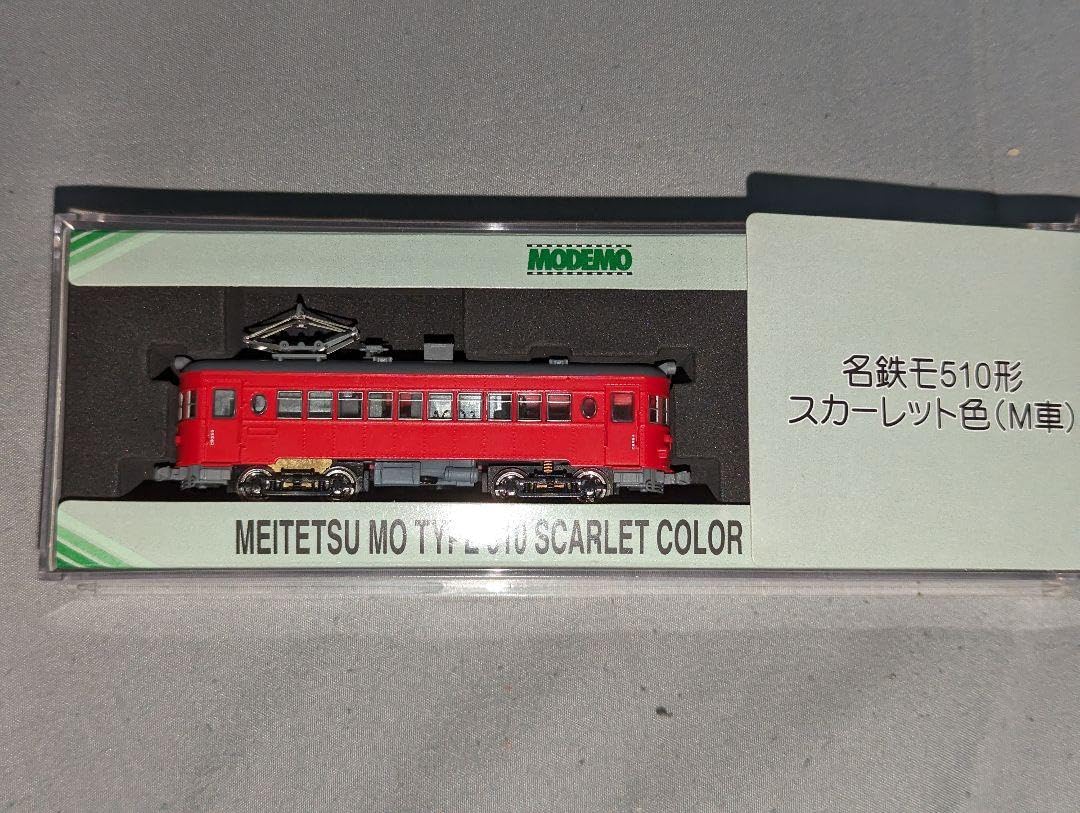 MODEMO 名鉄モ510形スカーレット色　M.T車セット 名鉄 モ510/520形 “スカーレット色” (2両セット) (鉄道模型