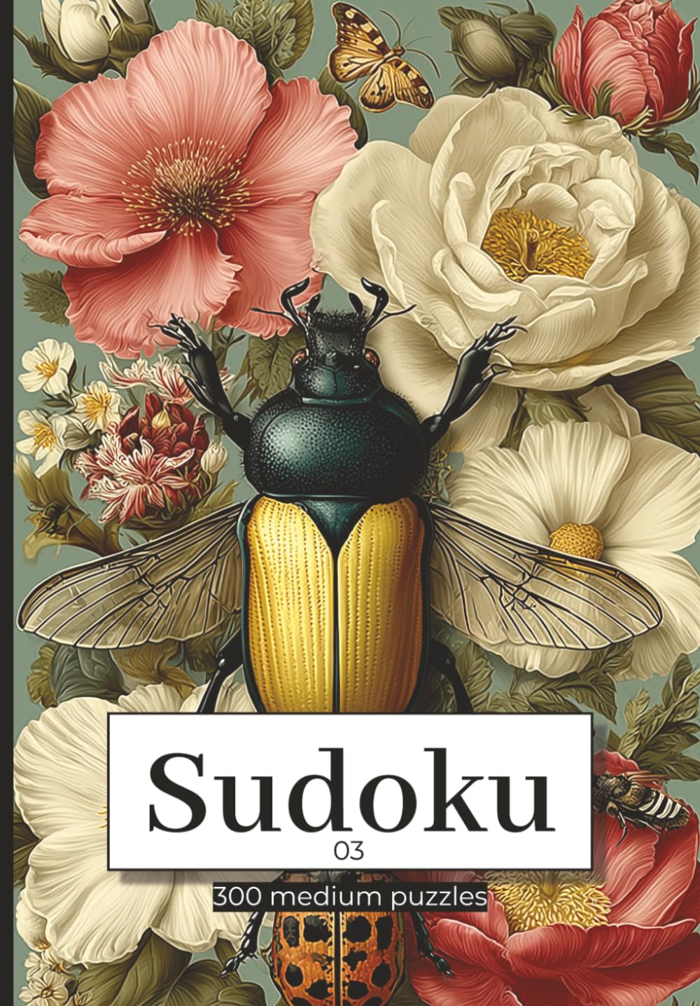 Sudoku Medium: 300-03 Puzzles Brain Training for Intermediate Players (sudoku medium 300 - complete collection series - perfect gift for puzzle junkie and seniors)
