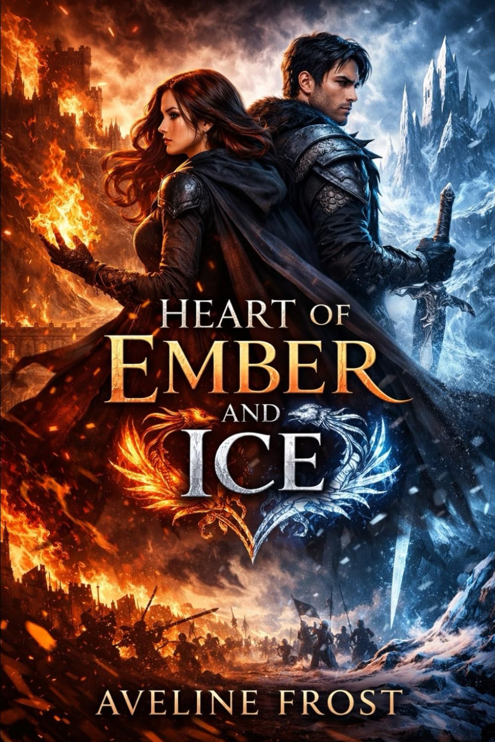 Heart of Ember and Ice: A Dark Romantasy of Obsession, Power, and Forbidden Fate: 1 (Heart of Ember and Ice Book 1)
