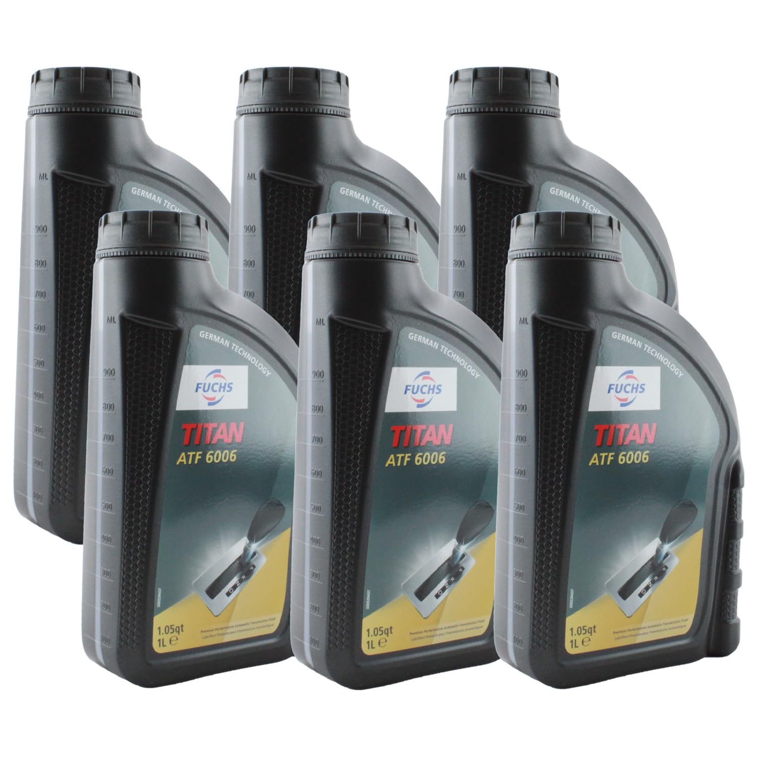Fuchs 6 Liter TITAN ATF 6006 Automatic Transmission Fluid (6 x 1L)