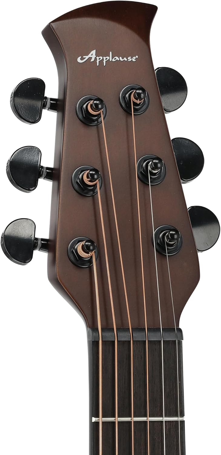 Applause electric acoustic guitar Jump Dark Matter AEO-69-5S, top: solid European spruce, cutaway, open-pore matt finish rosewood, top matt black, preamp with tuner, black machine heads