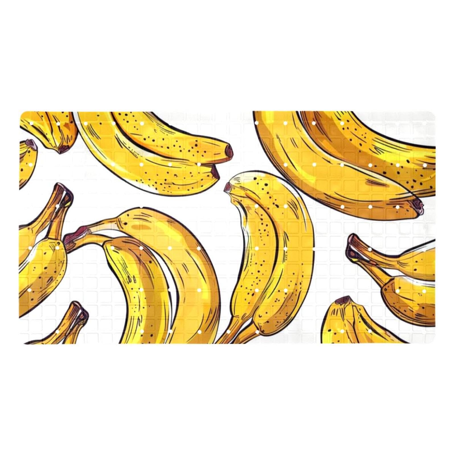 Tapis de bain antidérapant extra long pour adulte et femme