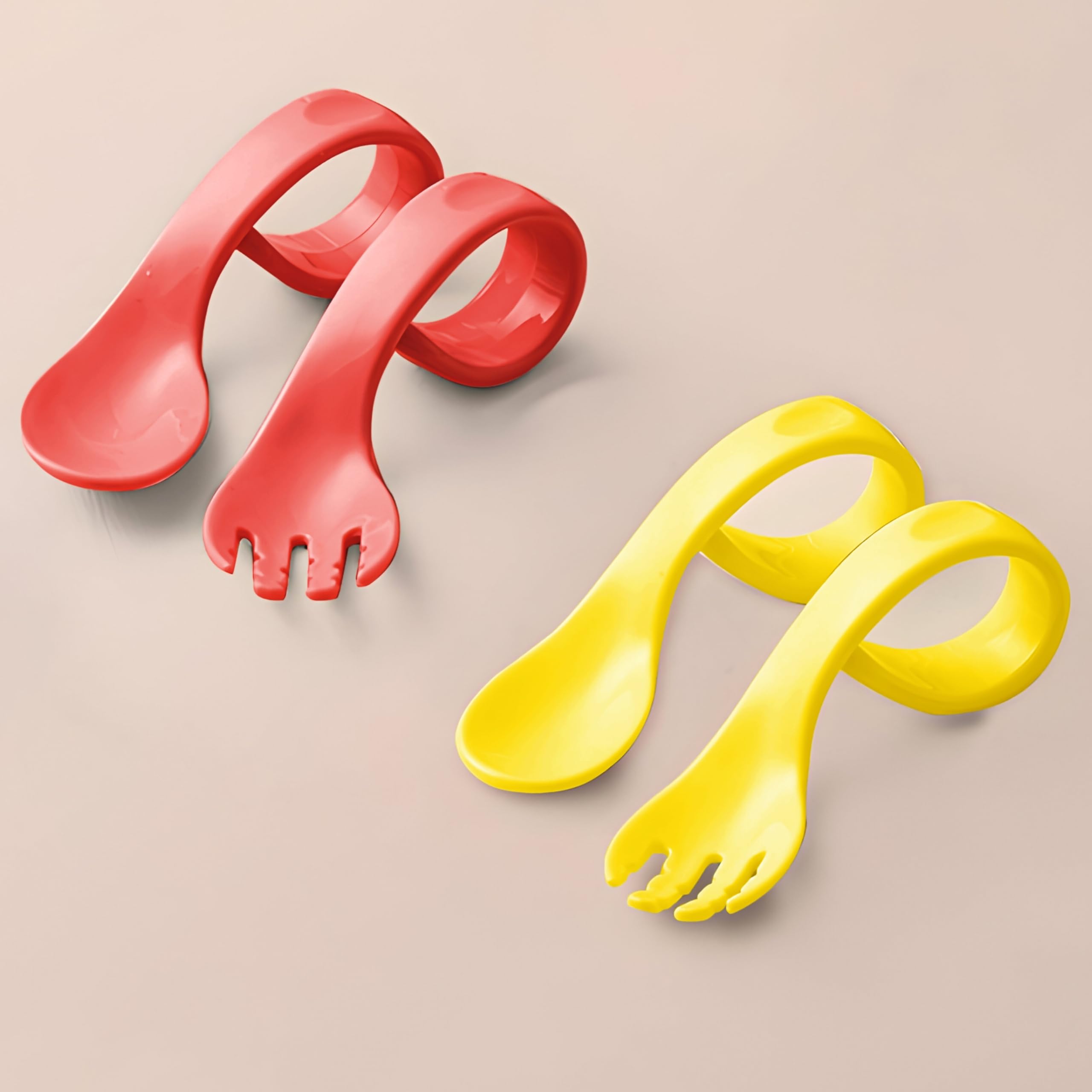 Bembika Baby Feeding Spoons with BPA Free Material, Gum Friendly Spoon for Baby Feeding, Baby Self Feeding Spoon-(BE2308)-image-33