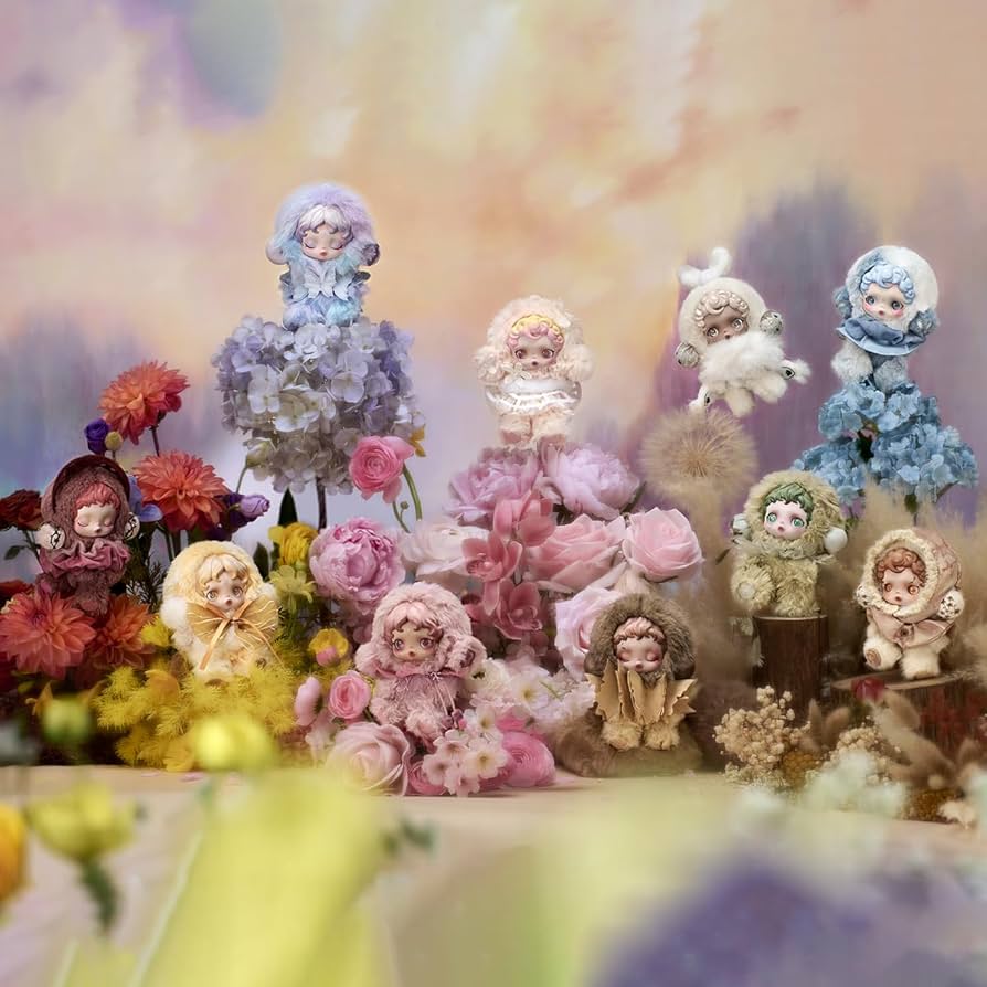 Amazon | POP MART SKULLPANDA L'impressionnisme シリーズぬいぐるみ