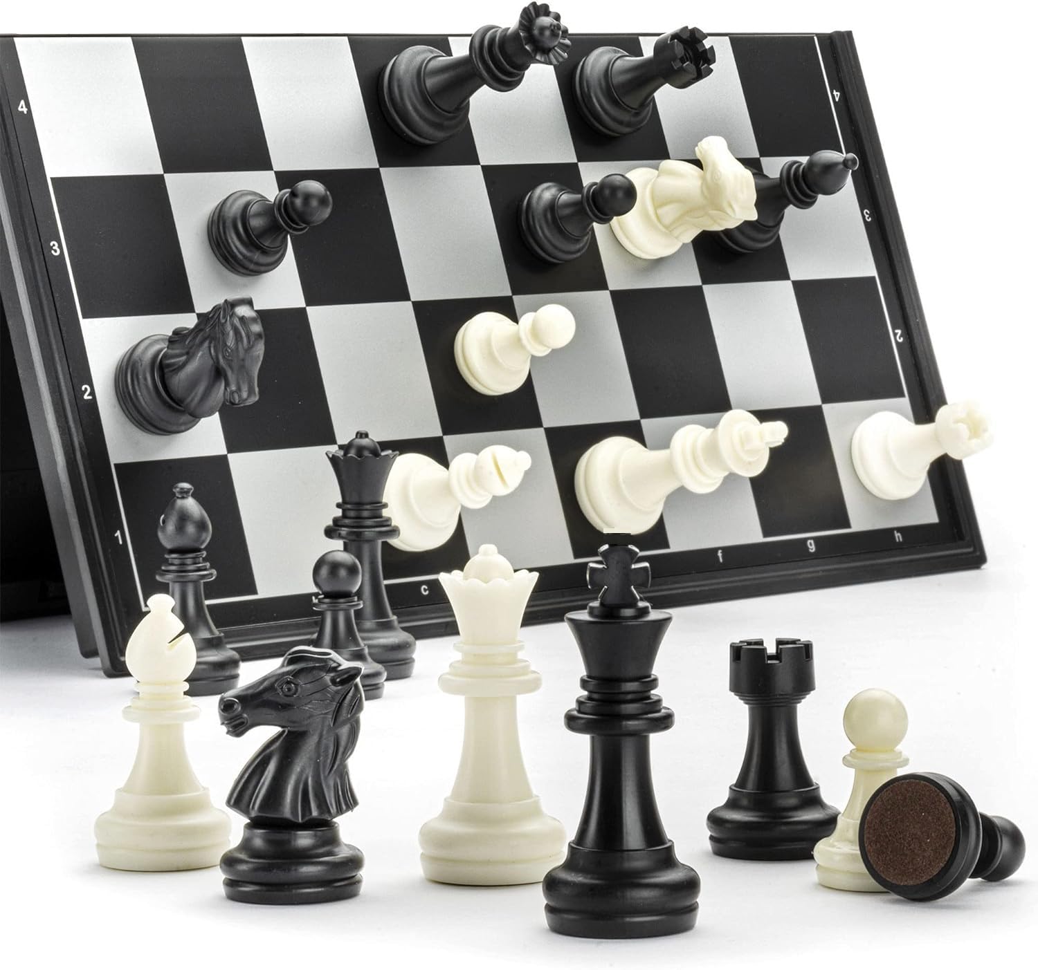 serveuttam Kid Chess Board Set Magnetic 10 Inches - Professional Chess Board For Compatition Games| Magnetic Chess Set Large With Magnetic Pieces | Foldable Chess Set (10 Inches, Magnetic Chess) (B0CTFH68RB) Amazon Price History, Amazon Price Tracker