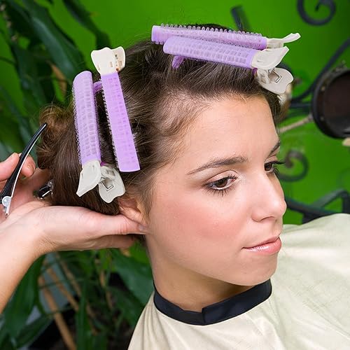 Miniatura 4 de 12 pinzas de velcro para el cabello, pinzas de volumen para el cabello para raíces, pinzas de raíz voluminizadoras para cabello, clip de volumen de