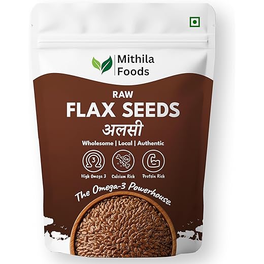 MITHILA FOODS Premium Flax Seeds 200g