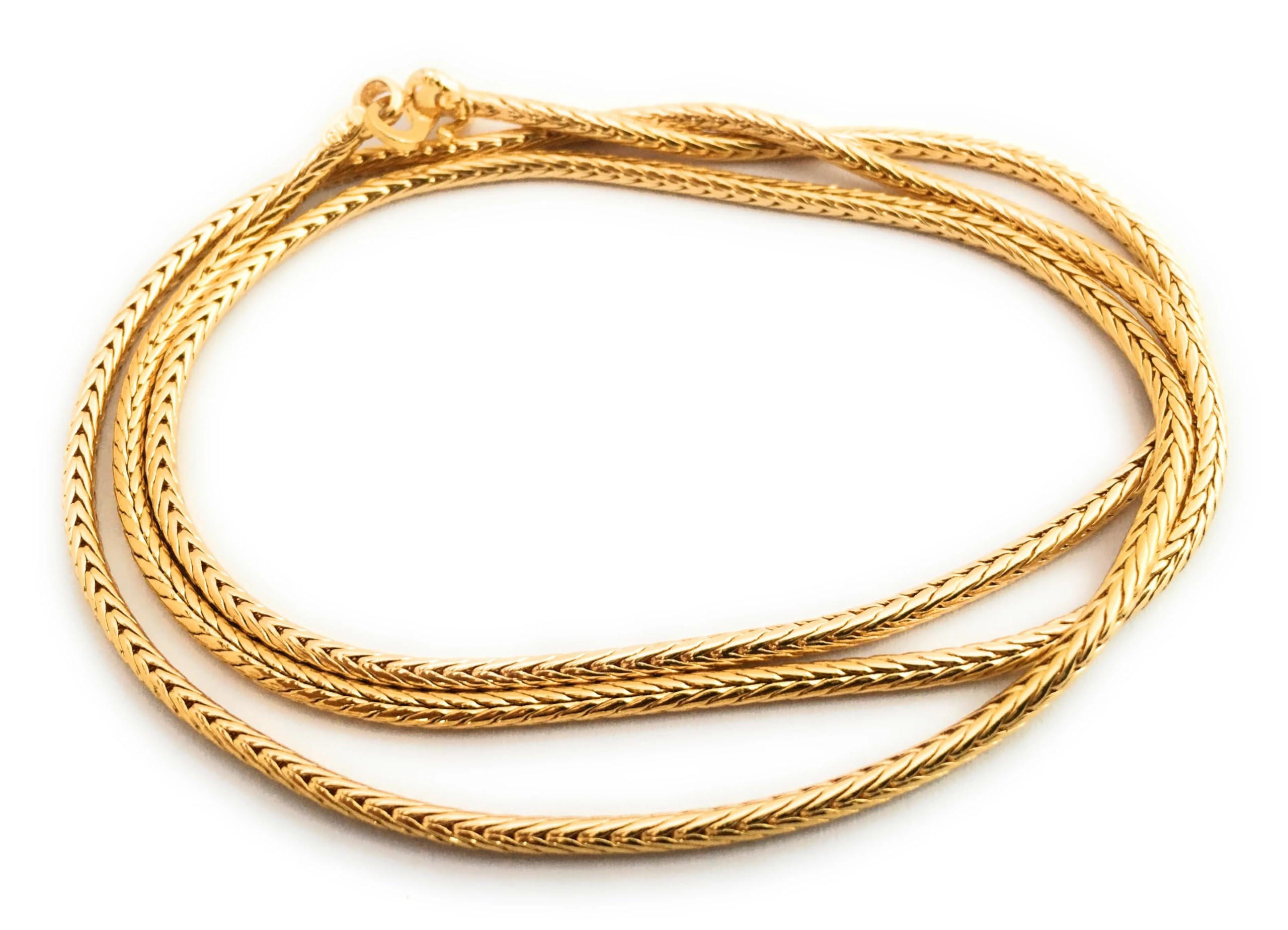 ELEGANTDREAM 30 Inch Long Thali Chain (Mangalya Chain) and 1 gram Gold Polish Snake Design (100% Gold Finish Long Lasting Polish Unbreakable) (B0CXJGMQB2) Amazon Price History, Amazon Price Tracker