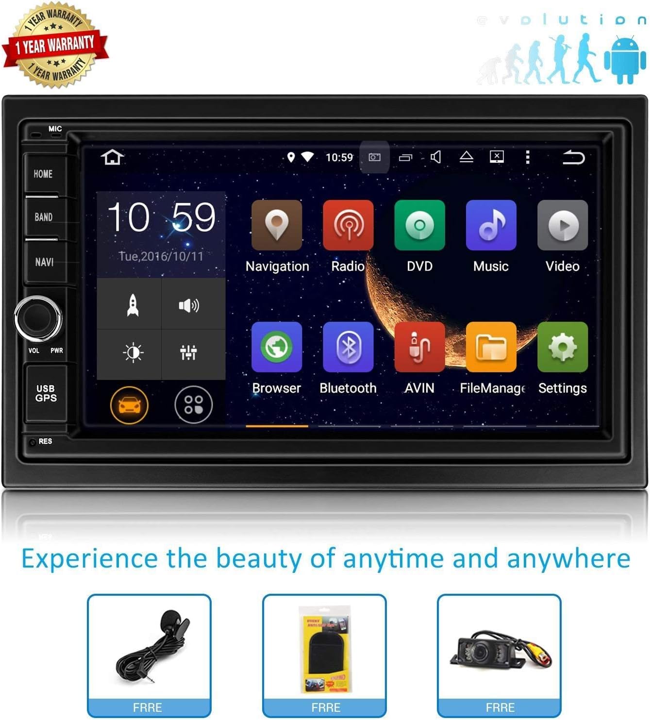 Android Car Stereo Double Din Car Stereo Double Din GPS Car Stereo Bluetooth Touch Screen Radio GPS Car Android Head Unit