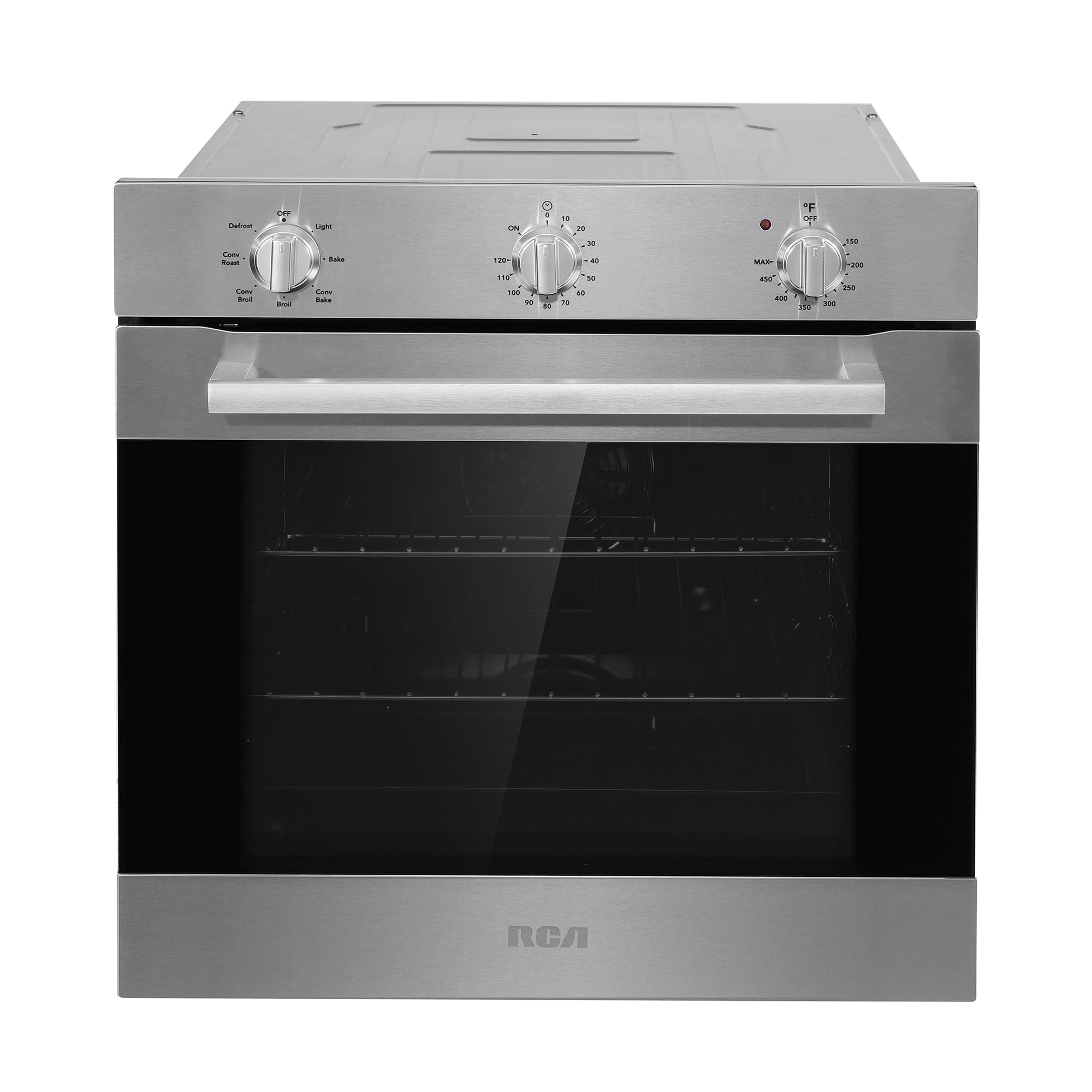 Photo 1 of RCA R-WOEC241SS 24 in. Century Collection 3.25 cu. ft. Electric Wall Oven, Convection, 7 Functions, Knob Controls in Stainless Steel, 24 inch