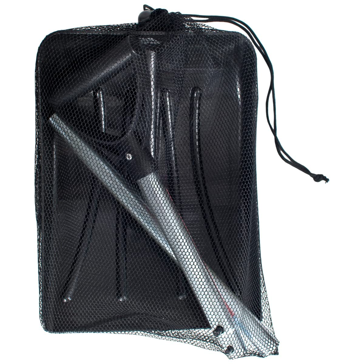 Trespass Mr Plow Pelle à Neige Pliable avec Sac en Maille Noir