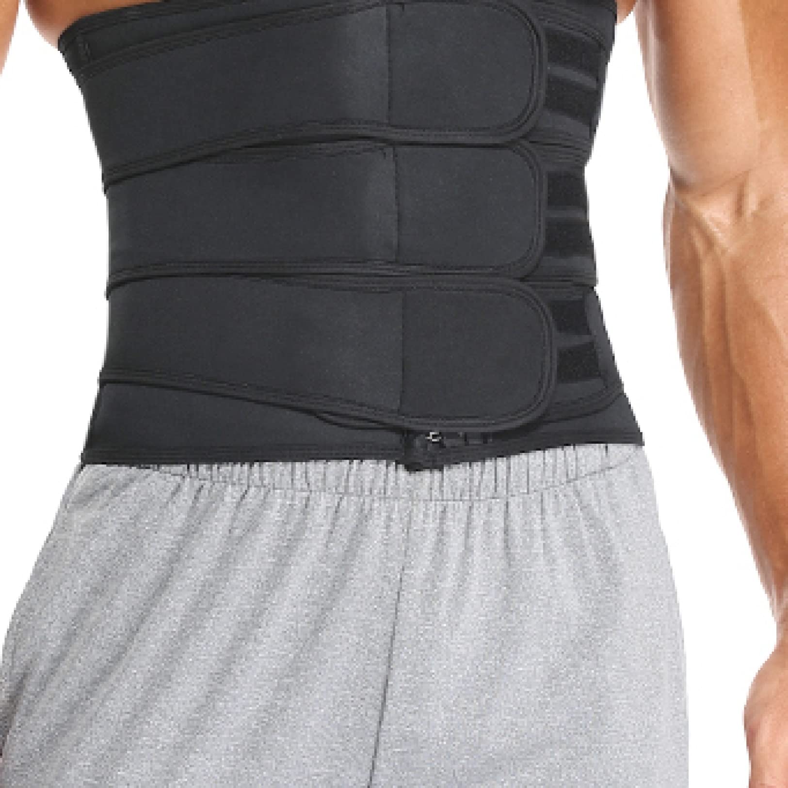 Tirmers de Cintura para Hombres para Adelgazamiento del Vientre, la Banda de Barriga de la Barriga de Fajas Ajustable - Soporte del Gimnasio
