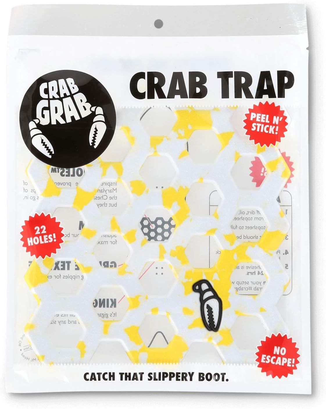 Amazon 【CRABGRAB】クラブグラブ CRAB TRAP クラブトラップ デッキパッド 滑り止め スノーボード パット メール便