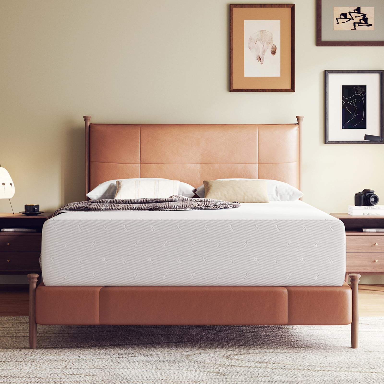 Sweetnight 10 Inch Twin Mattress, Twin Memory Foam Mattress in a Box for Comfort Sleep & Pressure Relief, CertiPUR-US Certified Twin Size Mattresses