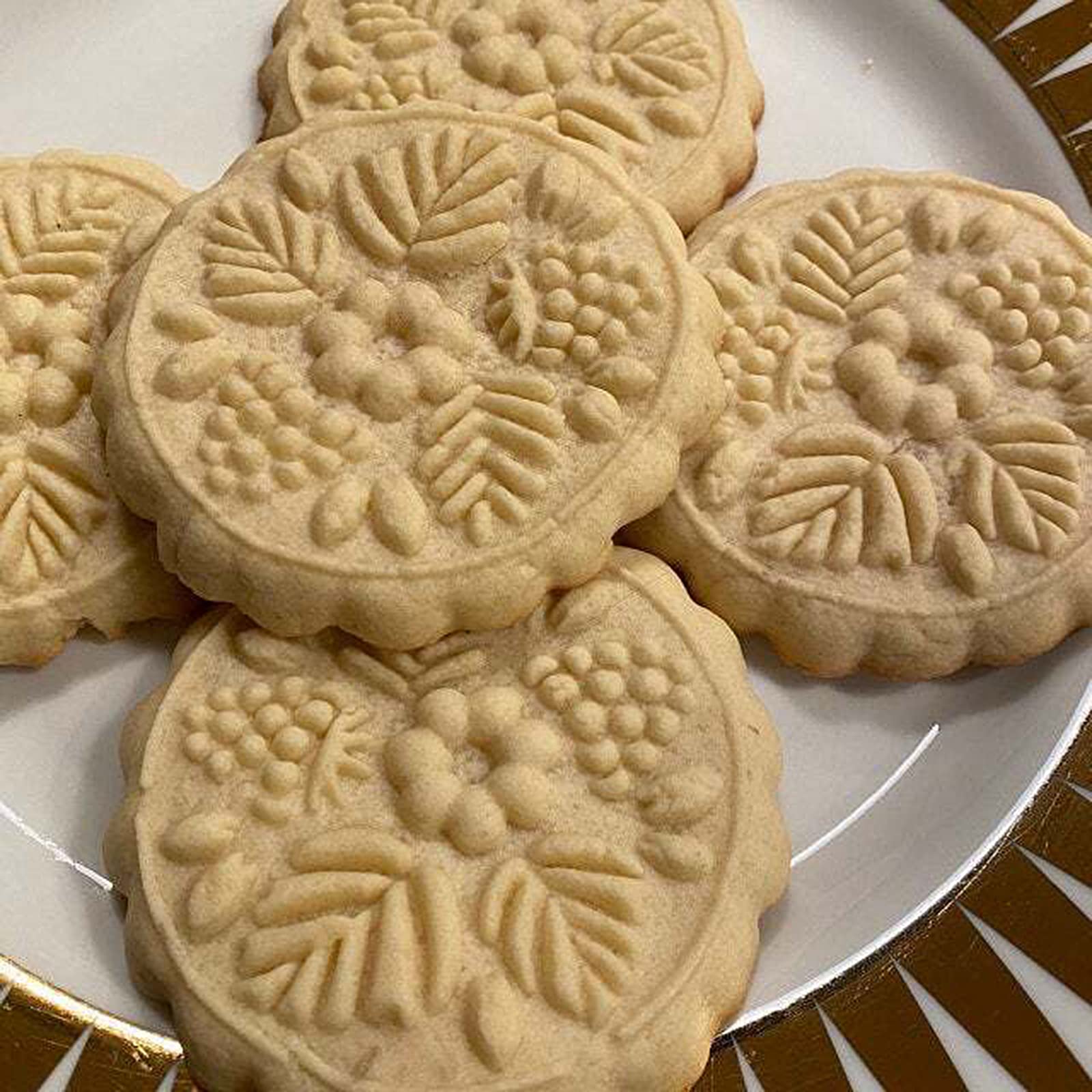 Keksausstecher, Plätzchenformen aus Holz, Kekse, umweltfreundlich geschnitzte Shortbread-Stempelprägung for Muffin-Mondkuchen, Plätzchenkekse