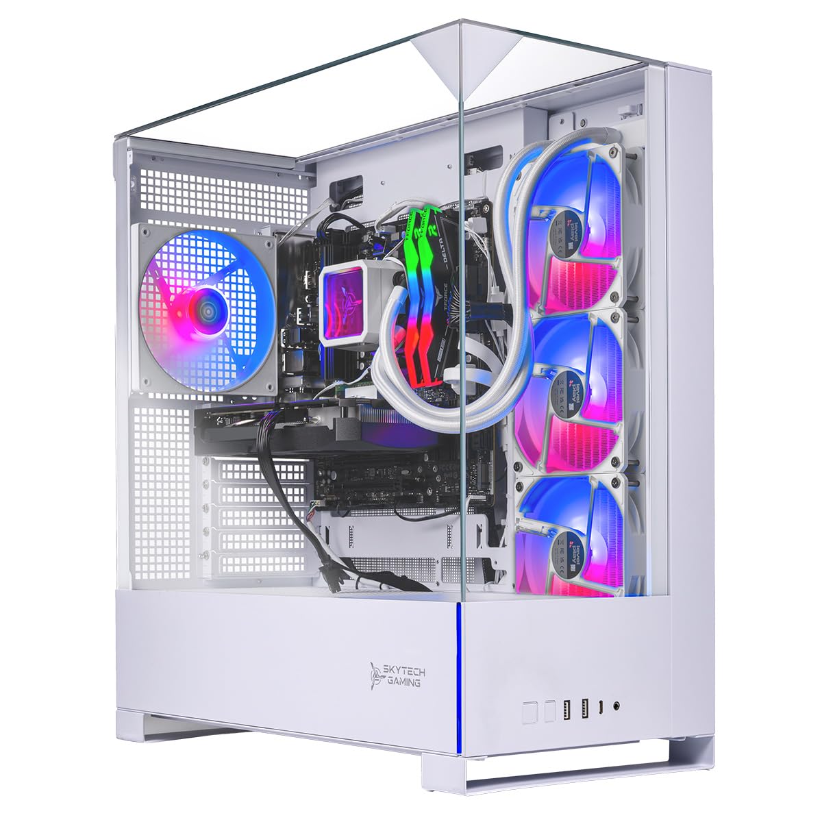 Skytech Gaming Archangel 5 Gaming PC AMD Ryzen 7 7800X3D 4 2GHz AMD RX 9070XT 16GB VRAM 1TB