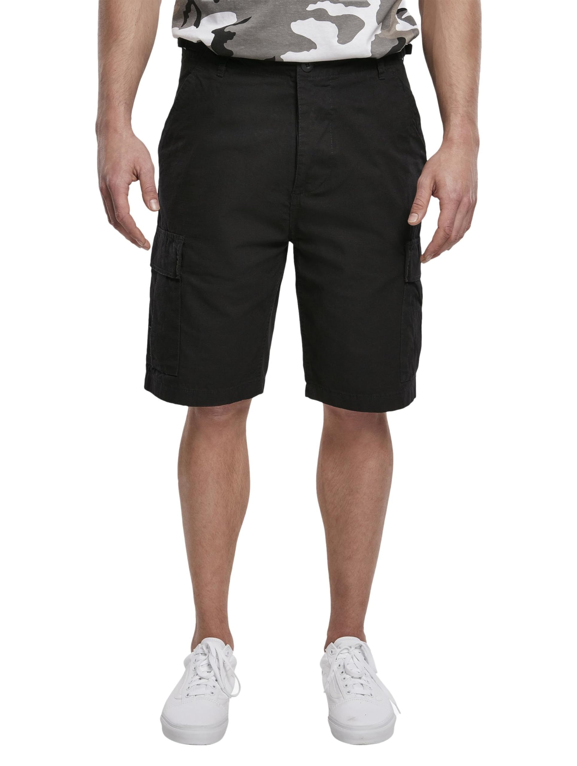 Brandit BDU Ripstop Shorts, Many Colours, Size S to 7XL - Black, XXL