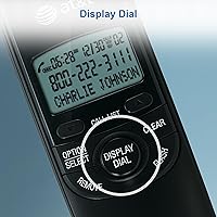 Vista 6 de Teléfono con cable AT&T TR1909 Trimline con identificador de llamadas, Negro