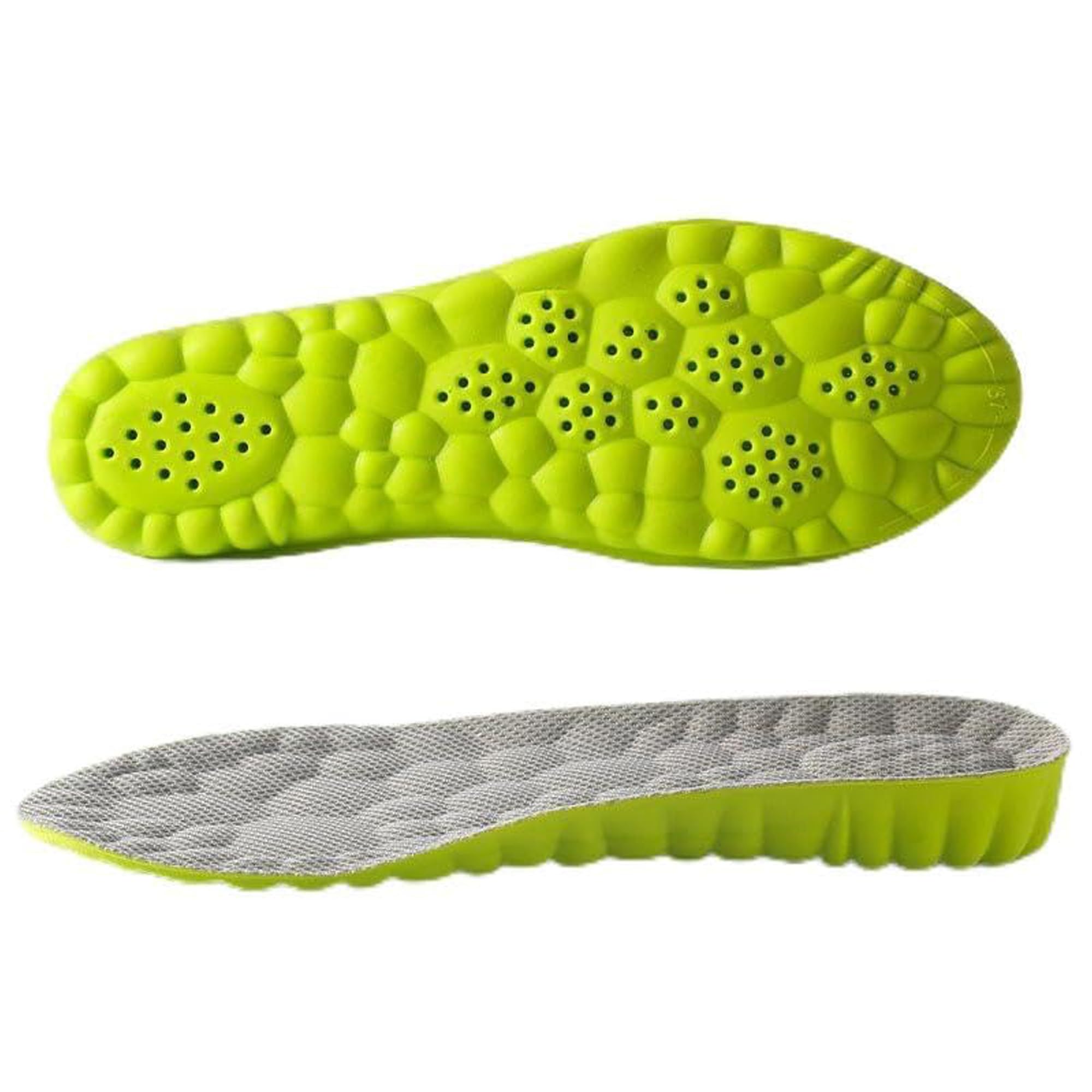 Height Increase Insoles for Men Wowen-4D Cloud Technology Insole-Super Soft Comfort Elevator Insoles, Memory Foam Heel Lift Inserts (Green, Lift 2.5CM