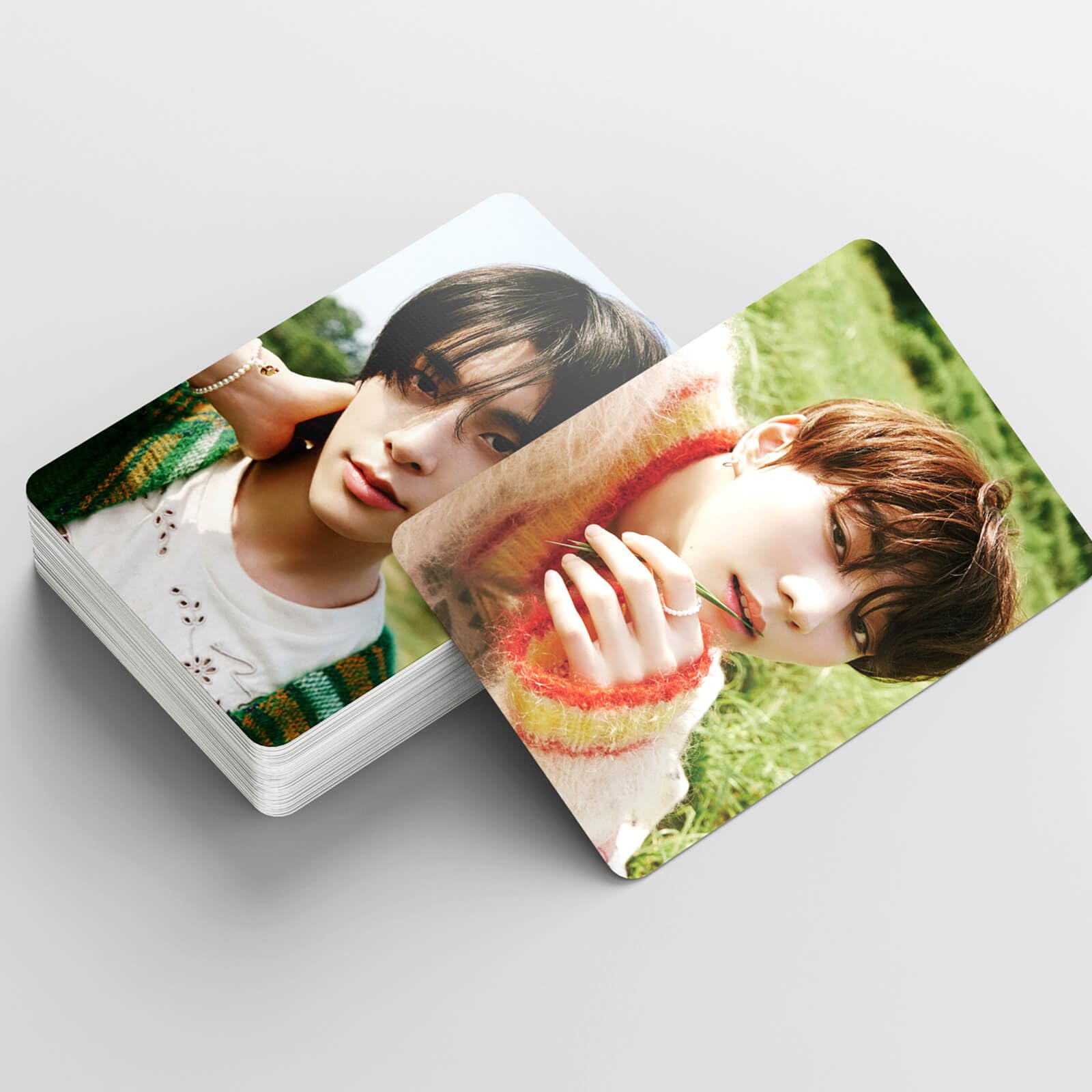 Géneric 55PCS Enhypen- Nuevo álbum 2023 Dark Blood Lomo Cards Set Enhypen- Postal De