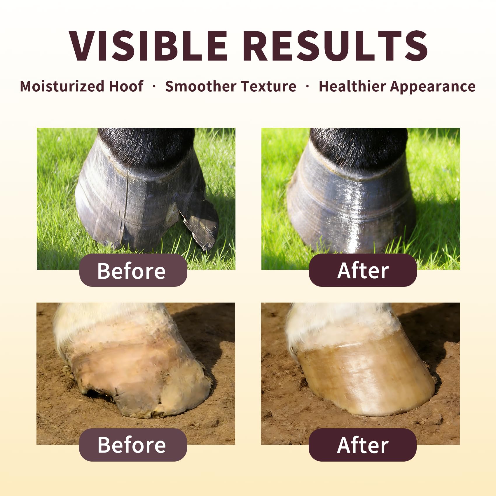 Hoof Oil Spray for Horse – Deep Hydration & Frog Care | Jojoba, Coconut & Tea Tree Formula | Repairs Dry, Cracked, Brittle Hooves & Boosts Natural Shine | 3.38 oz — Amazon image 2