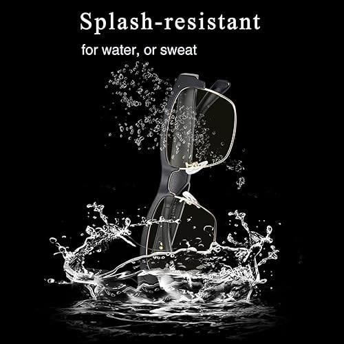 Miniatura 8 de Lentes inteligentes con Bluetooth para hombres y mujeres con micrófono integrado, filtro de luz azul y lentes polarizadas para todos los asistentes