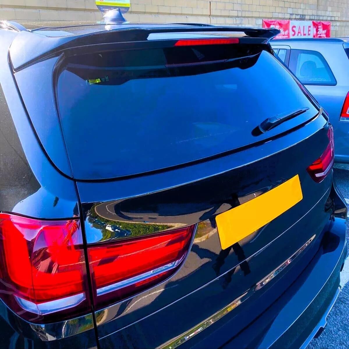 Rear Tailgate Roof Spoiler Visor Wing Fit for BMW X5 F15 35d/ 35i/ 40e/ 50i 2014 2015 2016 2017 2018 Performance Style Lip Exterior Accessories Gloss Black